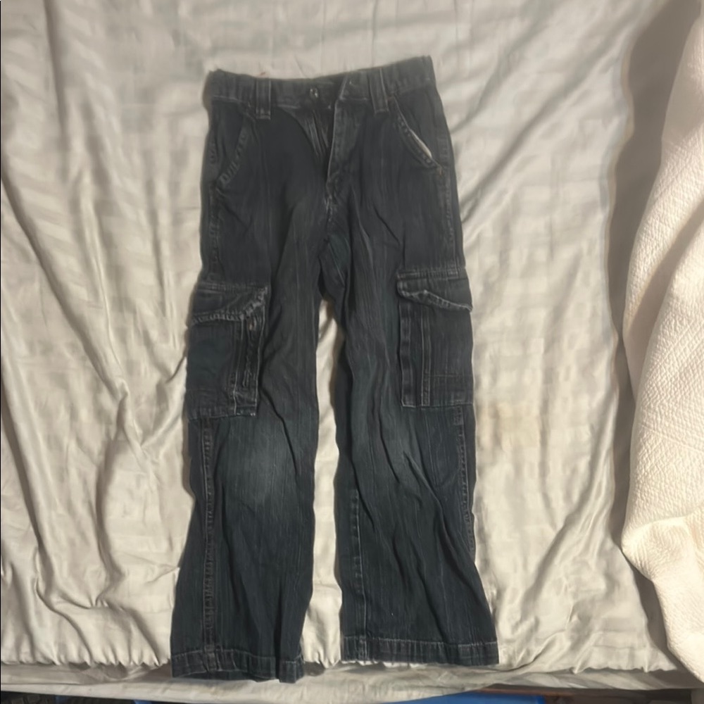 Boy wrangler, Black Cargo jeans